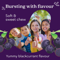 Active Iron Kids Chews, with Iron & Vitamin D, Blackcurrant Flavour, 30 Day Supply