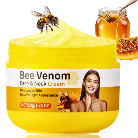 Shefave Bee Venom Anti Wrinkle Face Cream, Bee Venom Face & Neck Cream for Mature Skin, Face Moisturiser for Wrinkle Removal & Fine Line, Instant Face Lift Cream For All Skin Types, Skin Lightening Cream, 50G