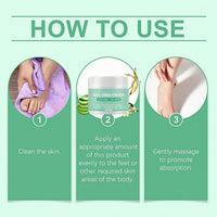 Jinjiar Urea Foot Cream,Urea Foot & Hand Cream for Dry Cracked,Cracked Heel Repair Cream,Fo-ot Cream for Cra-cked Heels and Dry Skin,Foot Moisturiser for Dry Cra-cked Feet,Fo-ot Peel,Fo-ot Care Products