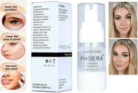 Phoera AQUAPURITY - PHOERA Primer Matte Finish Face Makeup Pore filler Primer Foundation Base Oil Control Full Coverage Make Up Base Concealer Long Lasting Flawless Pores Minimiser Liquid Moisturizing (18ML)