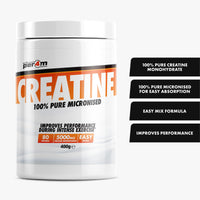 per4m Per4m Creatine Powder | 100% Pure Micronised Creatine Monohydrate | 5000mg of Creatine | 80 Servings (400g, Unflavoured)