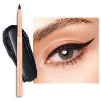 Oulac OULAC Matte Black Eye Liner Pencils Waterproof, Smudge-proof Retractable Eyeliner Lasts 24H +, Highly Pigmented and Smooth, Long-lasting Formula, Vegan (01) Noir