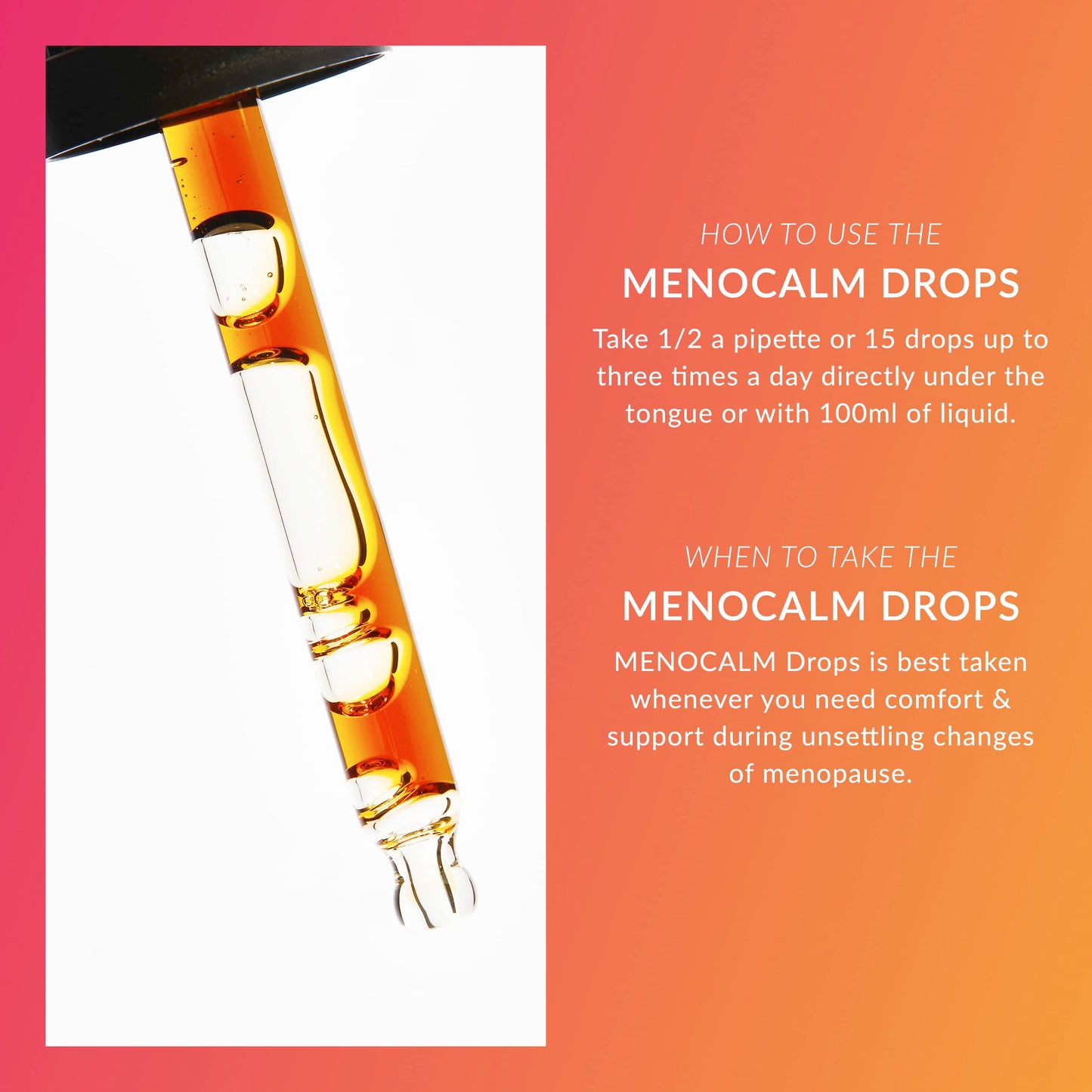Menopause Support Herbal Drops - Natural Calm Blend for Menopause Relief - Glycerine Liquid Extracts with Red Clover, Sage, & Passionflower - Blooming Blends Menocalm Drops, 30ml