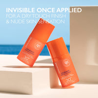 Lancaster Sun Beauty Invisible Face Fluid SPF30 30ml, Photoaging Control, Broad Spectrum Sun Protection, High Protection With Full Light Technology, Water and Sweat Resistant, Clean Formula