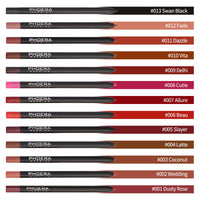 Phoera AQUAPURITY PHOERA® Lip Liner and Eye Liner 3Pcs Set, Long Lasting Eyeliner Pencil, Matte Lip Liner Pencil Set, Easy To Colour, Waterproof Shaping Lip Liner Set for Women and Girls (K04)