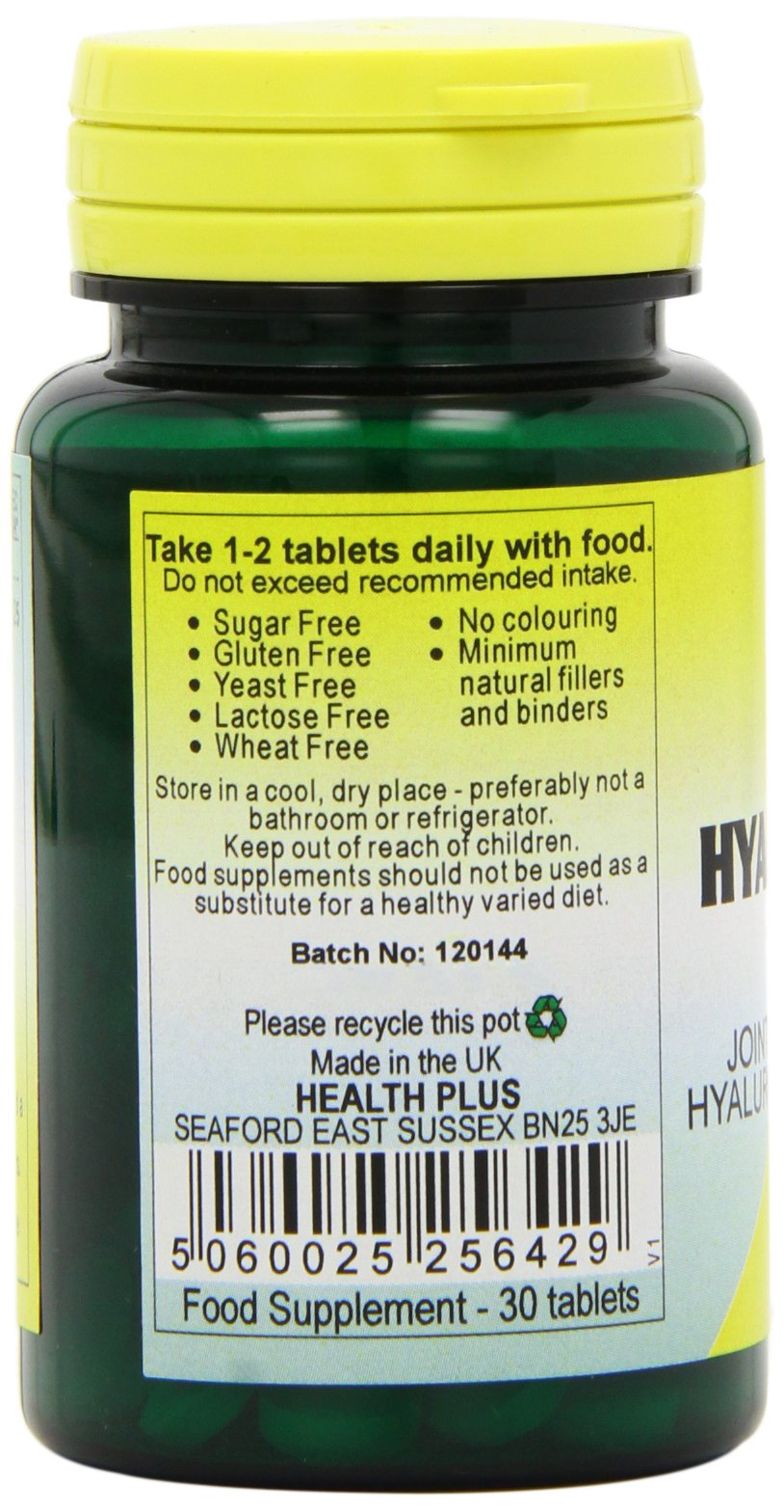 Health Plus Hyaluronic Acid 100mg Joint Health Supplement - 30 Tablets