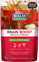 Bioglan Superfoods Brain Boost | Lion’s Mane | Ginseng | Vitamin B5 | Vitamin B12 | Vitamin B6 | 70g