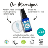 Beauty Kitchen - Seahorse Plankton + Bright Eyes Probiotic Serum 30ml - Brightening & Hydrating - Targets Fine Lines, Wrinkles & Dark Circles - Vegan/Cruelty Free