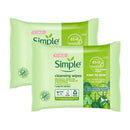 Simple Kind To Skin 25 Cleansing Facial Wipes (3 packs)