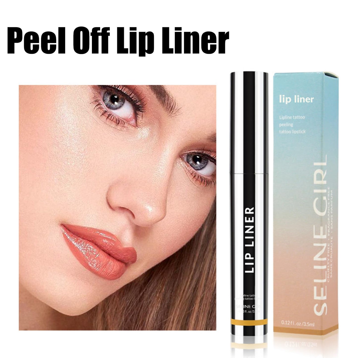 SHEBEEDO Lip Liner, Peel Off Lip Liner Tattoo, 3PCS Peel Off Matte Brown Lip Liner Set, Burgundy Red & Dark Brown & Light Brown Long Lasting Lip Colour, Highly Pigmented Lip Liner, Silky Texture