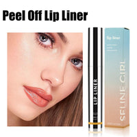 SHEBEEDO Lip Liner, Peel Off Lip Liner Tattoo, 3PCS Peel Off Matte Brown Lip Liner Set, Burgundy Red & Dark Brown & Light Brown Long Lasting Lip Colour, Highly Pigmented Lip Liner, Silky Texture