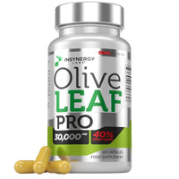 Insynergy Labs 30,000MG Olive Leaf Extract 40% Oleuropein (Maximum MG on Amazon) Wild Grown Spain Ultra-Premium Grade Olive Leaf Extract Capsules - Olive Leaf Supplement 60 Vegan Capsules