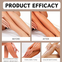 SHEBEEDO Waterproof No Transfer Leg Makeup Full Coverage,Concealer for Varicose Veins, Scars & Tattoos Cover Up,Long Lasting on Mature Skin & Dark Skin Tones,Self Tan Legs Lotion