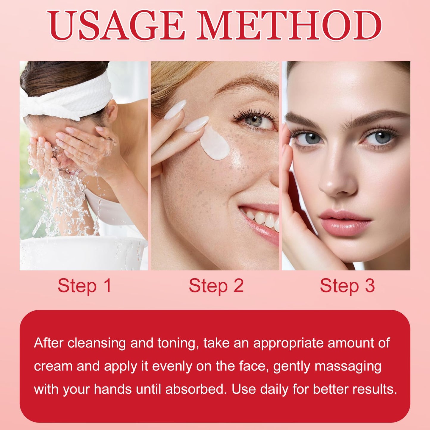 Muiefe 2Pcs Freckle Removal Cream, Dark Spot Remover for Face and Body, Dark Spot Corrector Cream with Vitamin C, E & Niacinamide, Fade Spots Blemishes, Reduces Hyperpigmentation, Improves Skin Tone