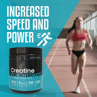 Gains Nutrition GN Creatine Powder | 500g Creatine Monohydrate Powder - 5g High Strength Creatine per Serving | Unflavoured Filler Free Creatine Monohydrate | Non-GMO & Gluten Free