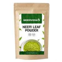 Neemveda Neem Leaf Powder 250 Grams (Azadirachta Indica) for Eating, Organically Grown, Premium Quality Neem Powder