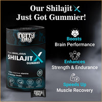 NOTTY BOY Notty Boy Pure Shilajit Gummies with Great Taste Pack of 30