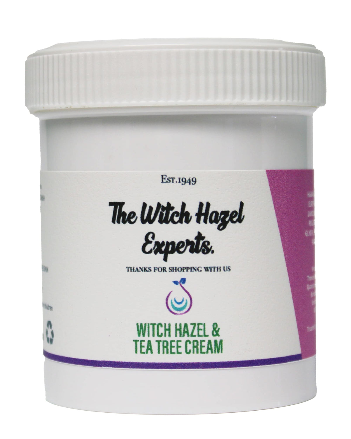 Veil Cover Cream The Witch Hazel Experts | Tea Tree & Witch Hazel Cream 200g | Calm Irritated Skin & Rashes