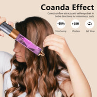 Chuancheng 40mm/1.6inch Long Curling Barrels Attachments for Dyson Airwrap HS01 HS05 HS08 Styler, Hair Curl Barrels Replacement Parts, Gold