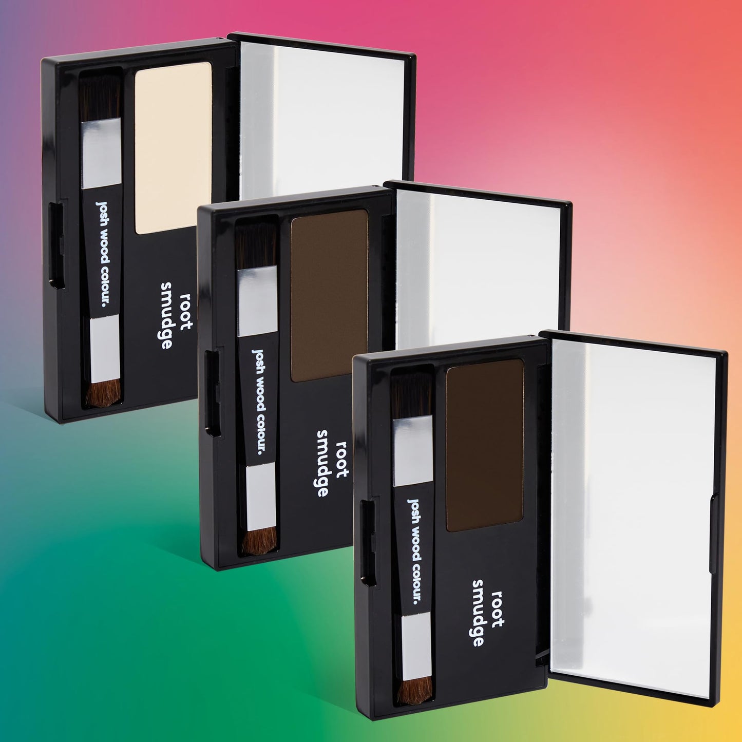 Josh Wood Colour Josh Wood Root Smudge Brown, Temporary Grey Root Touch Up Powder, Vegan