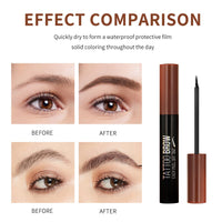 SHEBEEDO Peel Off Tattoo Eyebrow Gel, Brown Eyebrow Tint Kit, Semi-Permanent Colour Eyebrow Dye,Waterproof Brow Tint Peel Off For Eye Makeup,Fuller & Defined Looking Brows (Deep Brown)