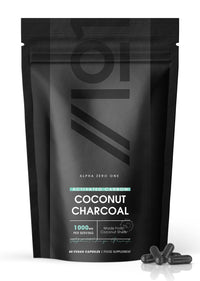 Activated Coconut Charcoal 1000mg | Made from Organic Thai Coconut Shells | for Bloating & Gas, Digestion & Flatulence Natural Relief | Vegan & Keto Friendly Supplement | 60 Capsules