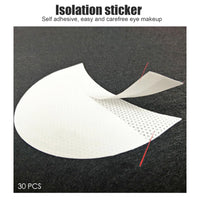 HAORQEE 30 PCS Eyeshadow Pads Eyeliner Tape Eye Make-Up Shield Protector Eye Shadow Stencil Tool for Women Eye Makeup, Eyelash Extension