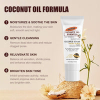 Grospe Coconut Oil Facial Scrub Exfoliator with Natural Essence Coconut Sugar Facial Scrub Gentle Cleansing Moisturising Rejuvenating Glowing Skin Coconut Oil Formula Face Scrub 50g