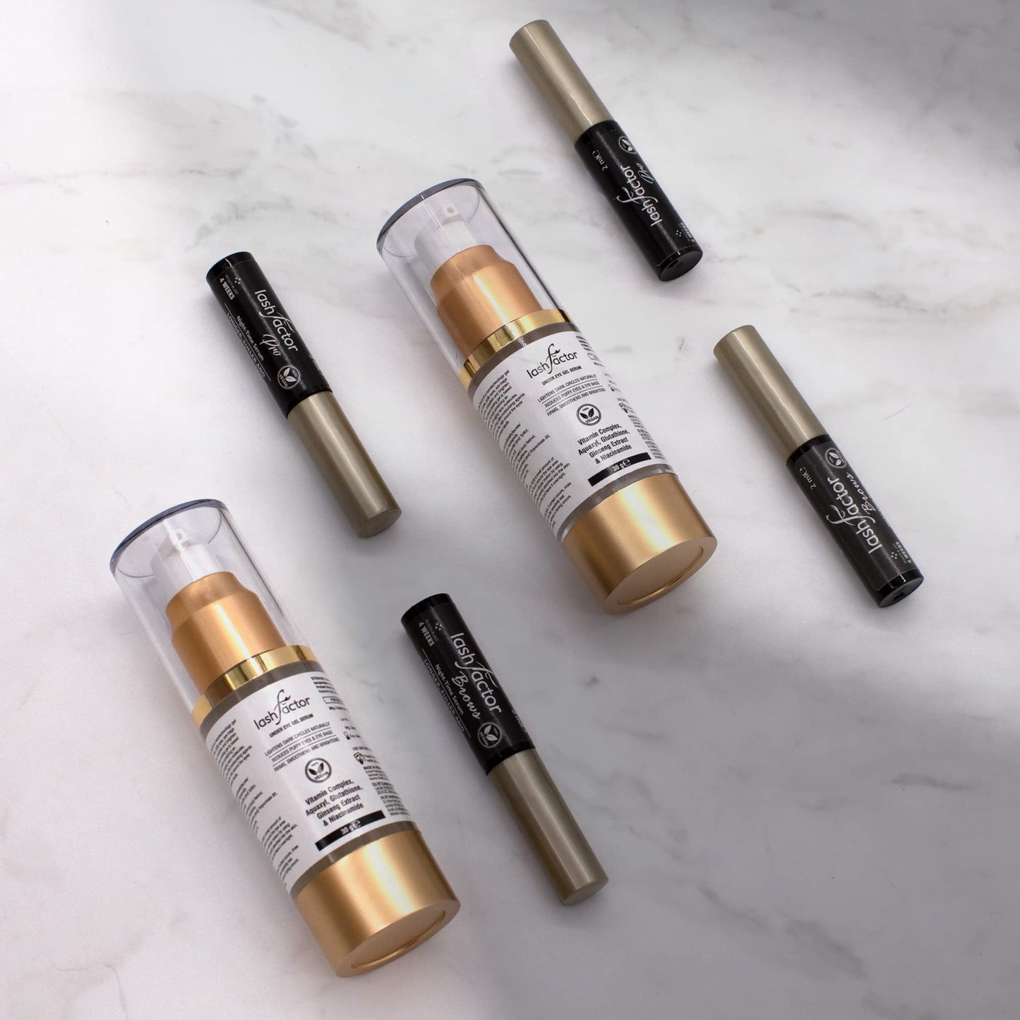 Lashfactor Under Eye Gel Serum - Hydrating Eye Serum for Dark Circles, Puffy Eyes, Eye Bags - Eye Bags Remover - Anti Ageing Eye Serum - Scientifically Proven & Vegan - 30g