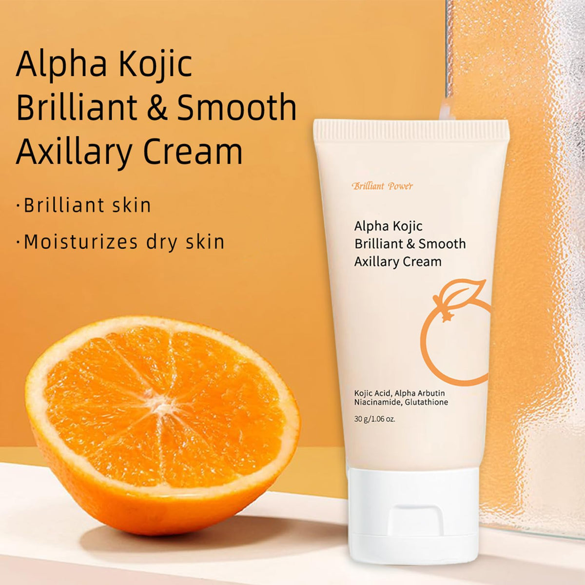 MrCuvaryas Kojic Acid Underarm Whitening Cream, Skin Lightening Cream,Korean Skin Care for Armpits, Knees, Inner Thighs, Bikini, Intimate Areas, Quickly Absorb & Reduce Odor,Smoothing