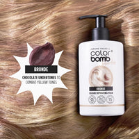 Jerome Russell BRONDE Colour Bomb | Blonde Depositing Hair Mask | Nourishing, Semi-Permanent Colour & Shine Treatment | Vegan & Cruelty-Free | 300ml