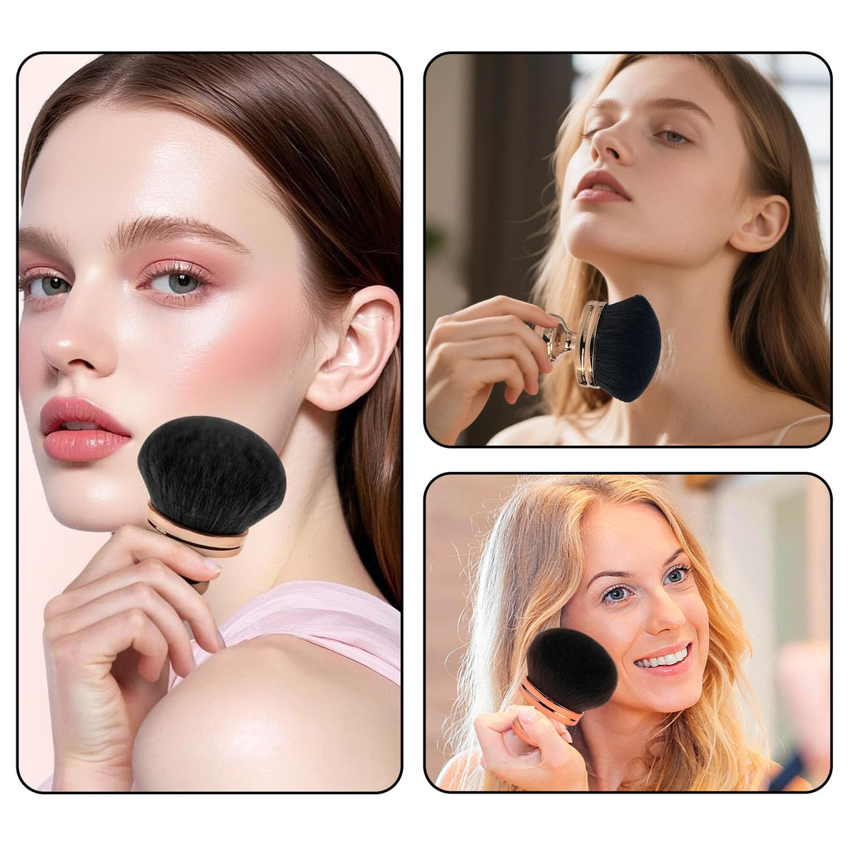 FDRJKN 2 Pcs Fake TanFor Face & Body, Instant Tanning Kit Essential