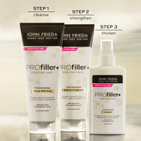 John Frieda PROfiller+ Thickening Shampoo for Thin, Fine Hair, 250ml