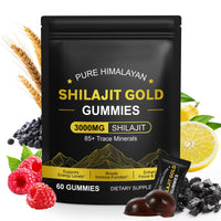 WELOSUER Shilajit Gummies for Men & Women, Enhanced Strength Gummies for Overall Wellness, Natural Himalayan Gold Shilajit Gummie Rich in Ashwagandha, Gokshura, Energy Boost and Endurance, 60 Gummies