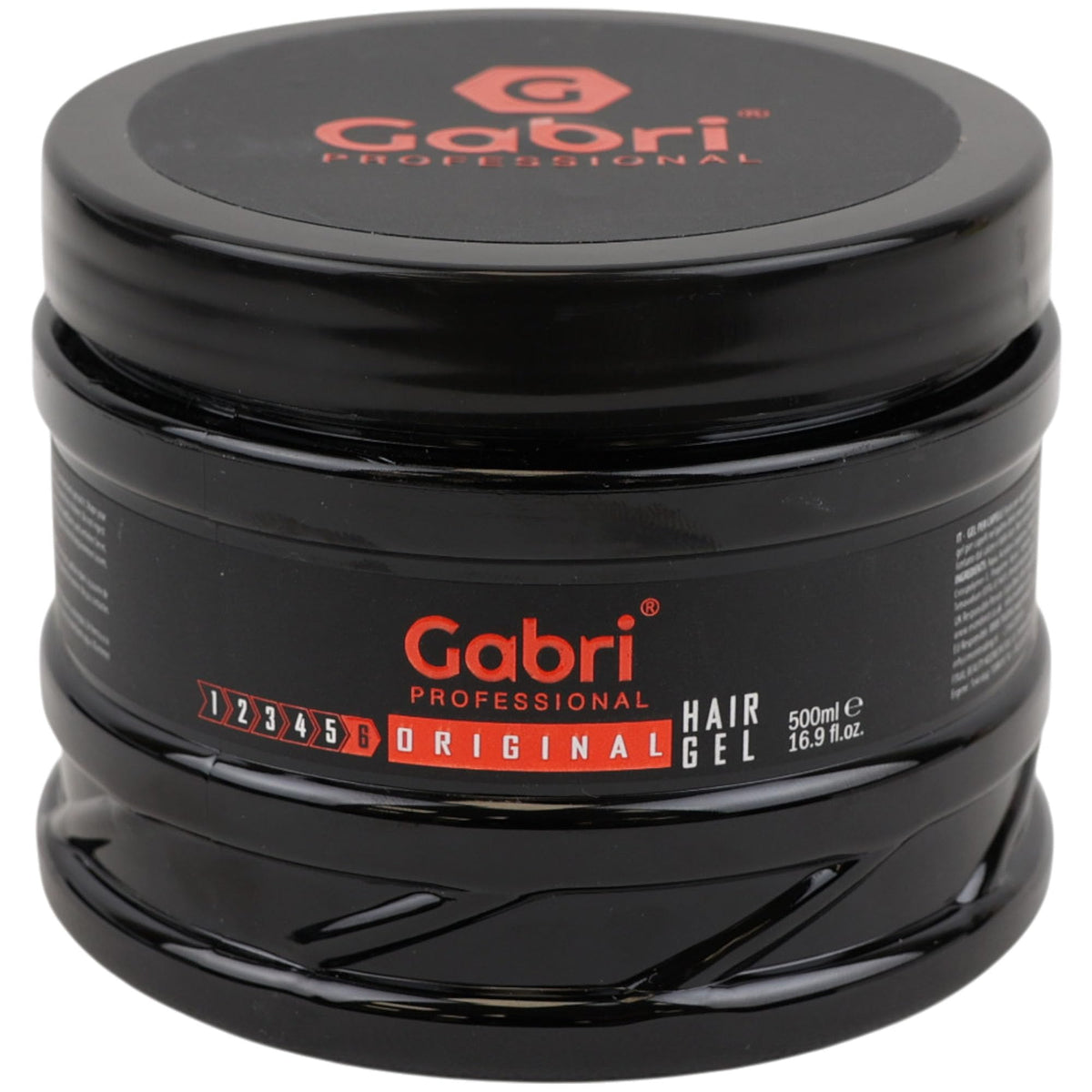 G Gabri Gabri Professional Hair Gel Original 500 ml, Ultra Strong Hold Hair Styling Gels, High Gloss, Anti-Frizz Effect, Edge Control, For All Hair Types