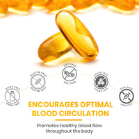 Red Label Health Omega 3 Fish Oil 1000mg, Pack of 90 Soft Gel Capsules (3 Months Supply), Double Strength 180mg EPA and 120mg DHA, Supports Eye, Heart & Brain Health for Men & Women - UK Made