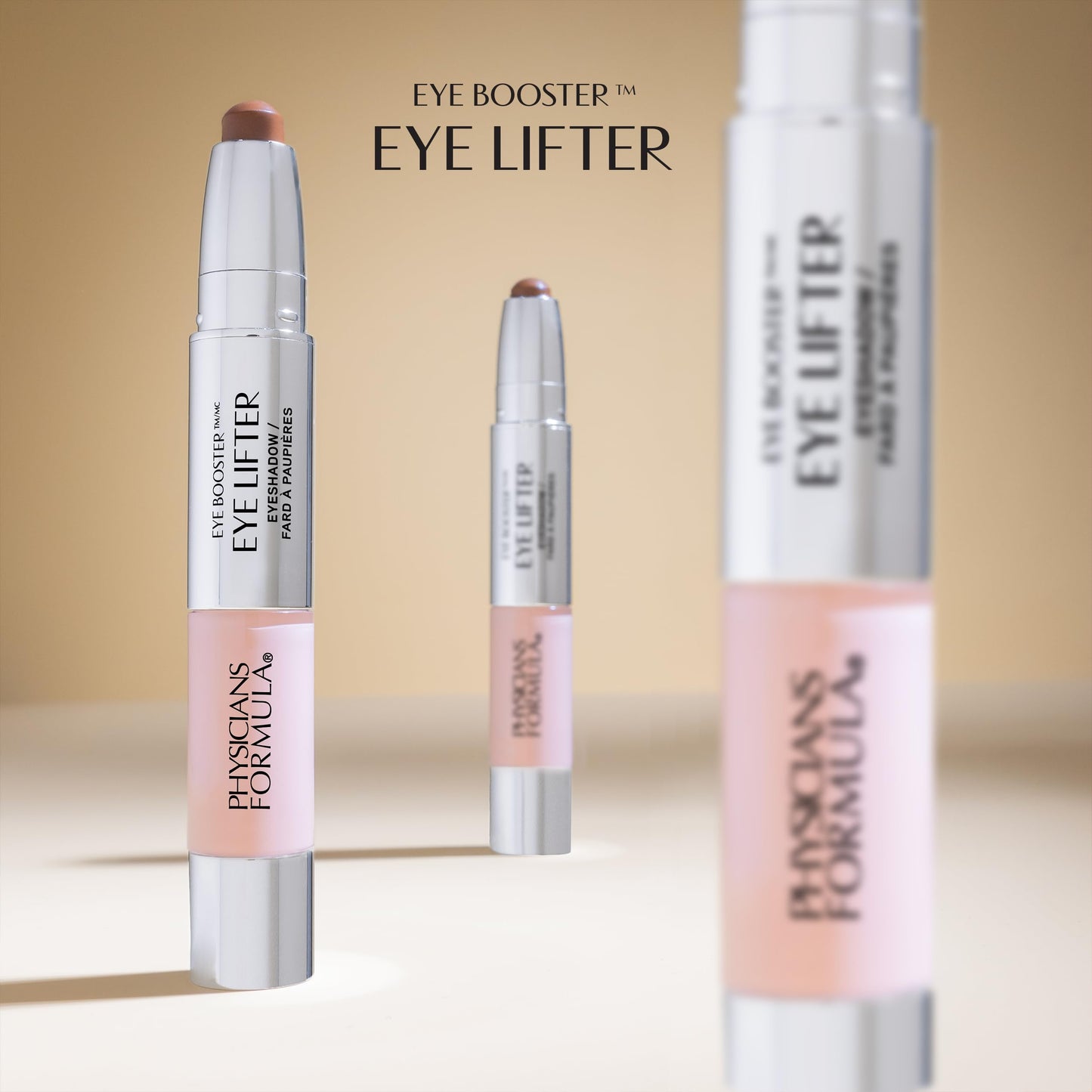 Physicians Formula Eye Booster™ Eye Lifter, Liquid and Cream Eyeshadow Stick Duo, Contours and Brightens Eyes for Instant Lift, Peptide-Infused, Universal