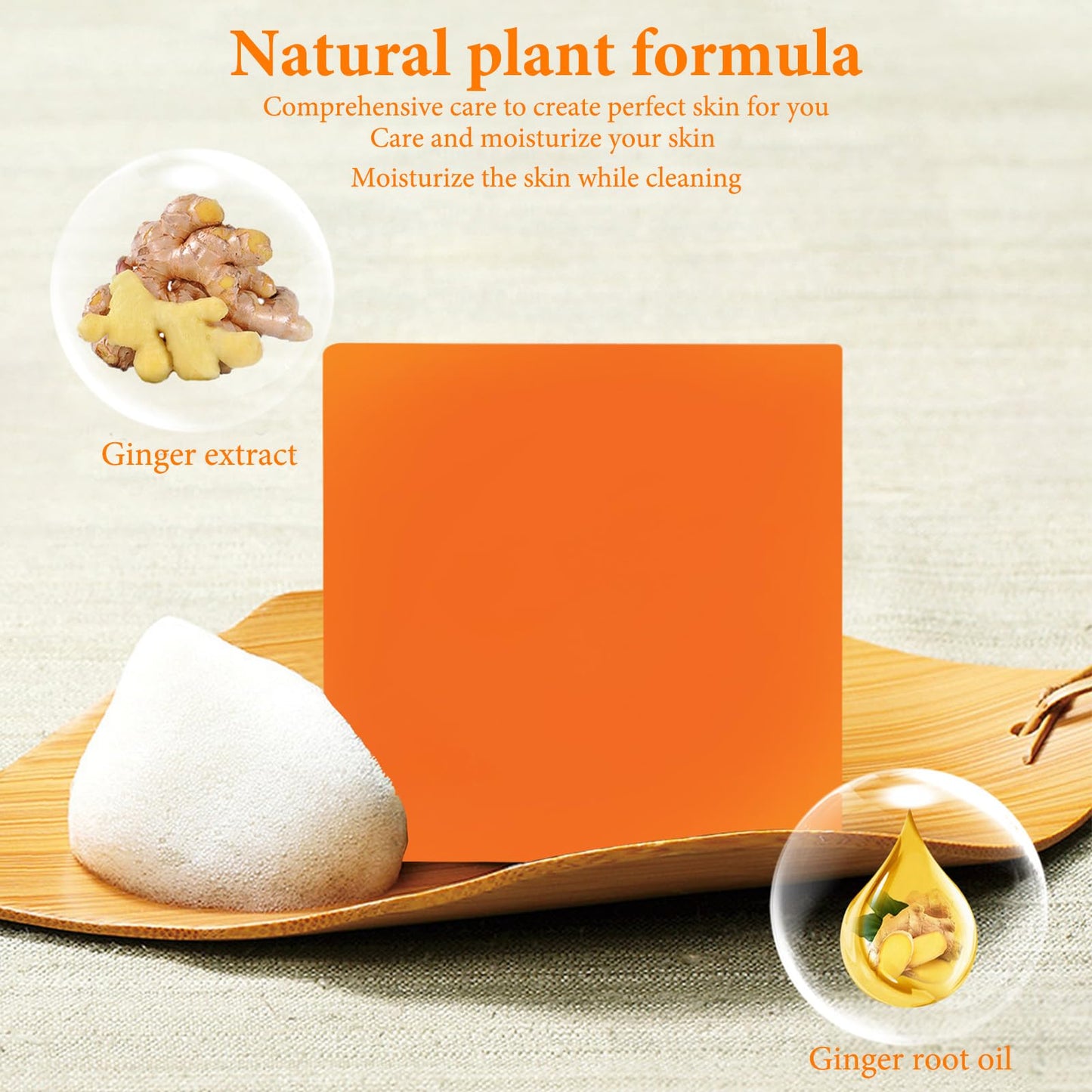 KDJXZ Turmeric Soap 2 Pieces Tumeric Soap Acne Dark Spot Smooth Skin, Turmeric Soap Bar, Turmeric Handmade Soap Bar Suitable for Moisturizing Restoring Elasticity Luster and Tightening Pores