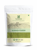 SAMYAM Moringa Leaves Powder - 500g Pack | Superfood Supplement, Plant-Based Nutrition