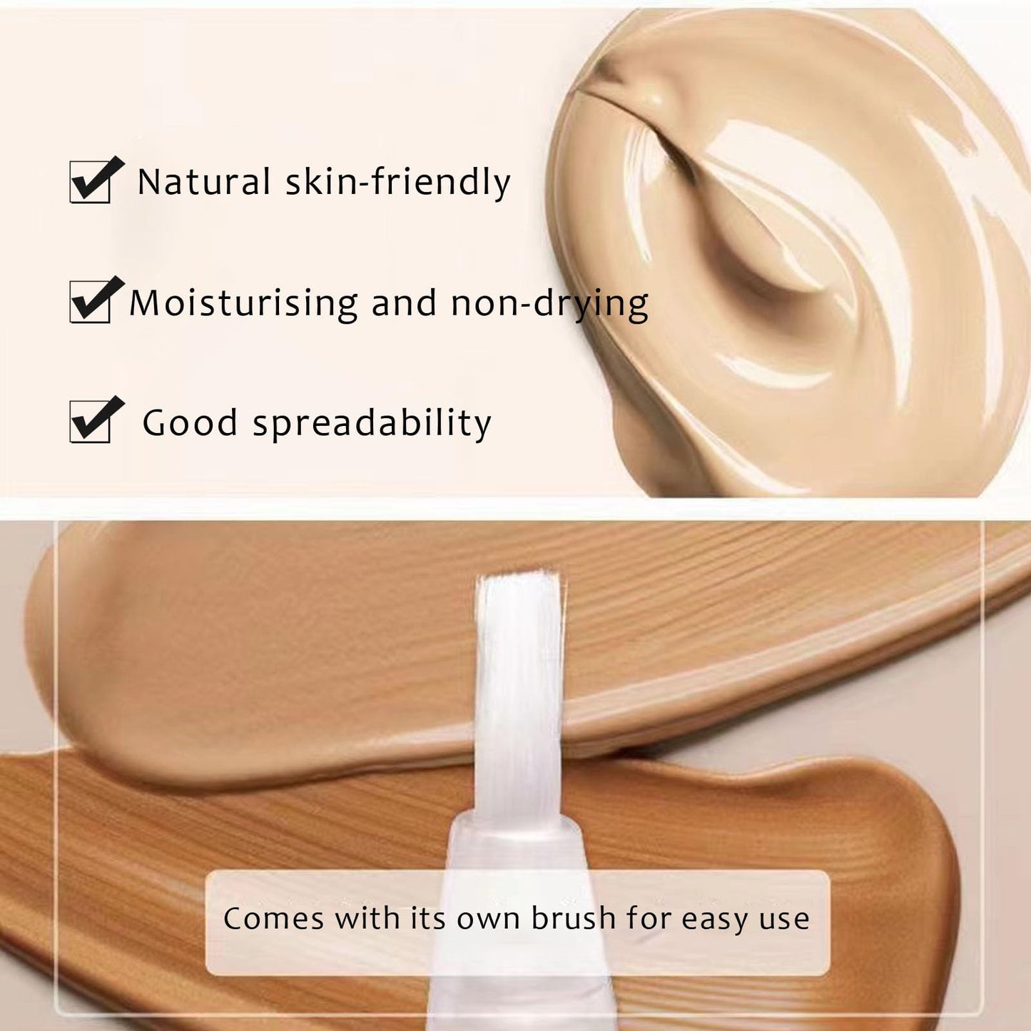 QUIWEN Full Coverage Concealer Set, 3PCS Colour Correcting Concealer Set, Hydrating & Long Lasting Liquid Concealer Waterproof Corrector Concealer For Dark Circles, Blemish, Spots(orange yellow green)