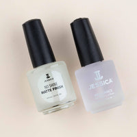 JESSICA Brilliance Top Coat Nail Polish, Quick Dry, High Gloss Finish, Clear, 14.8ml