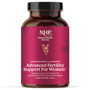 NHP The Natural Health Practice NHP Advanced Fertility Support for Women - Nutrients for Conception, IVF Support & Pregnancy, Scientifically Formulated with Active Vitamins & Minerals for Optimal Fertility Health 60 Vegan Capsules