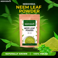 Neemveda Neem Leaf Powder 100 Grams (Azadirachta Indica) for Eating, Naturally Grown, Premium Quality Neem Powder
