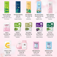 LAIKOU Face Mask Skincare Set for Hydrating & Nourishing 24PCS