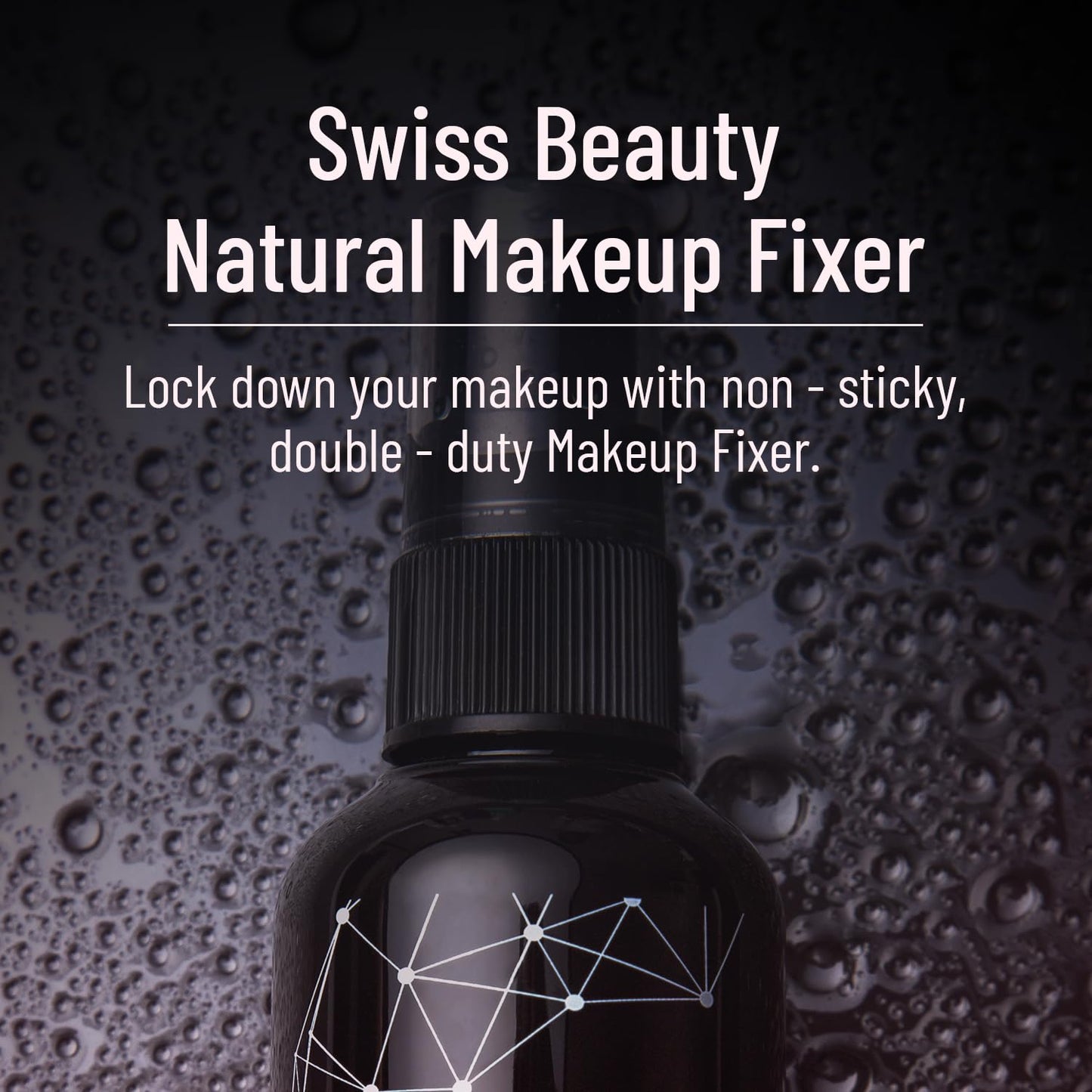 Swiss Beauty Long lasting Misty Finish Professional Makeup Fixer Spray for Face makeup | With Aloe Vera and Vitamin- E | Light weight, quick dry makeup Setting Spray 70ml