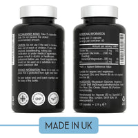 SuperSelf Magnesium Glycinate Supplement - 1500mg Magnesium Bisglycinate Capsules with Zinc & Vitamin B6-120 Tablets High Strength Complex - 300mg Chelated Supplement with Zinc - Advanced Absorption - UK Made