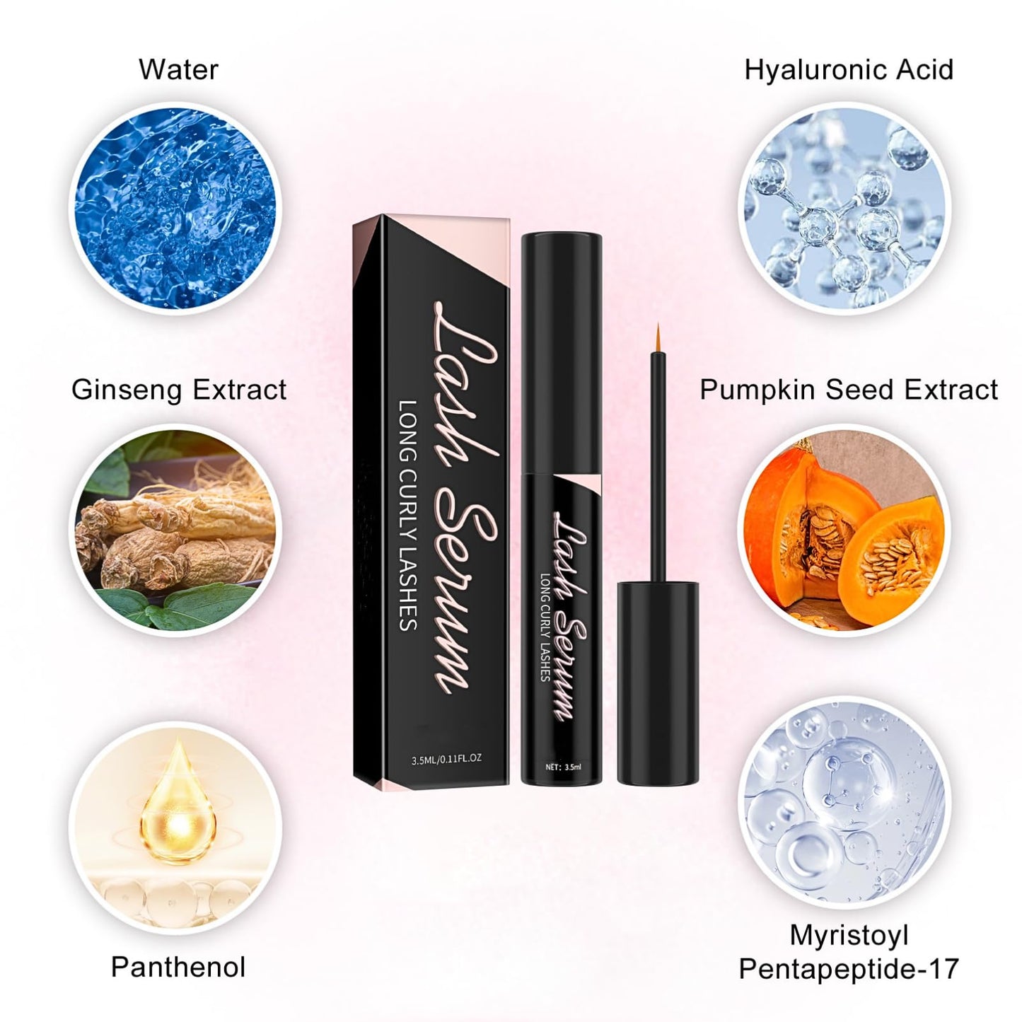 TBeautfave Eyelash Growth Serum, Lash Serum Eyebrow Enhancer Serum, Eyelash Serum for Growth and Thickness, Boost Lash Growth Serum, Advanced Formula for Longer Fuller Thicker Stronger Lashes
