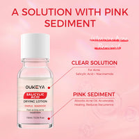 OUKEYA Spot Drying Lotion for Spots 2 x 10ml, Acne Care for Face with Salicylic Acid & Niacinamide, Oil Balancing, Pore Refining, for Acne-Prone and Oily Skin