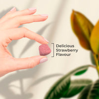 Magnesium Gummies | Magnesium Citrate with Vitamin C | 60 Vegan Gummies - Great Tablet Alternative | Strawberry Flavour | by Nature's Truth