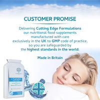 swiss bioenergetics L-Tryptophan 220mg - 120 Capsules/Sleep Complex with Added Lemon Balm, Chamomile, Magnesium, Niacin & Vitamin B6 - Natural Alternative to Melatonin / 4 Month Supply – Made in The UK